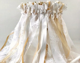 100 Wedding ribbon wands