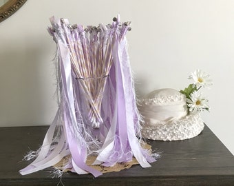 75 Ribbon wedding wands