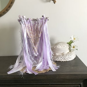 75 Ribbon wedding wands image 1