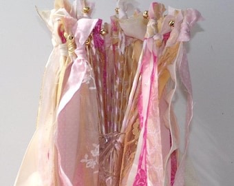 Fairy princess wands, 24 birthday party favors, wedding send off