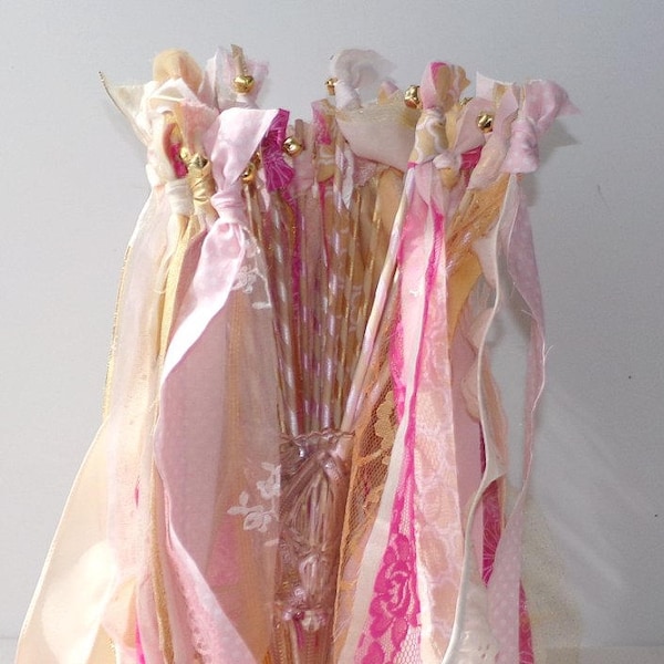 Fairy princess wands, 24 birthday party favors, wedding send off