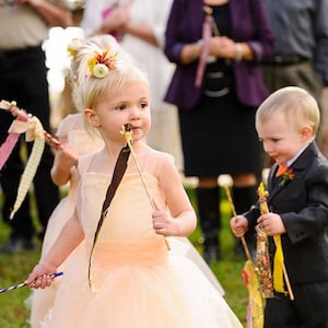 75 Wedding wands, party streamers with bell choice image 1