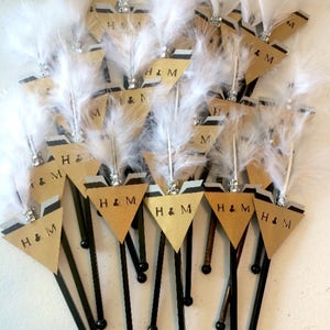 150 Bling cocktail stirrers, personalized option wedding swizzle sticks image 6