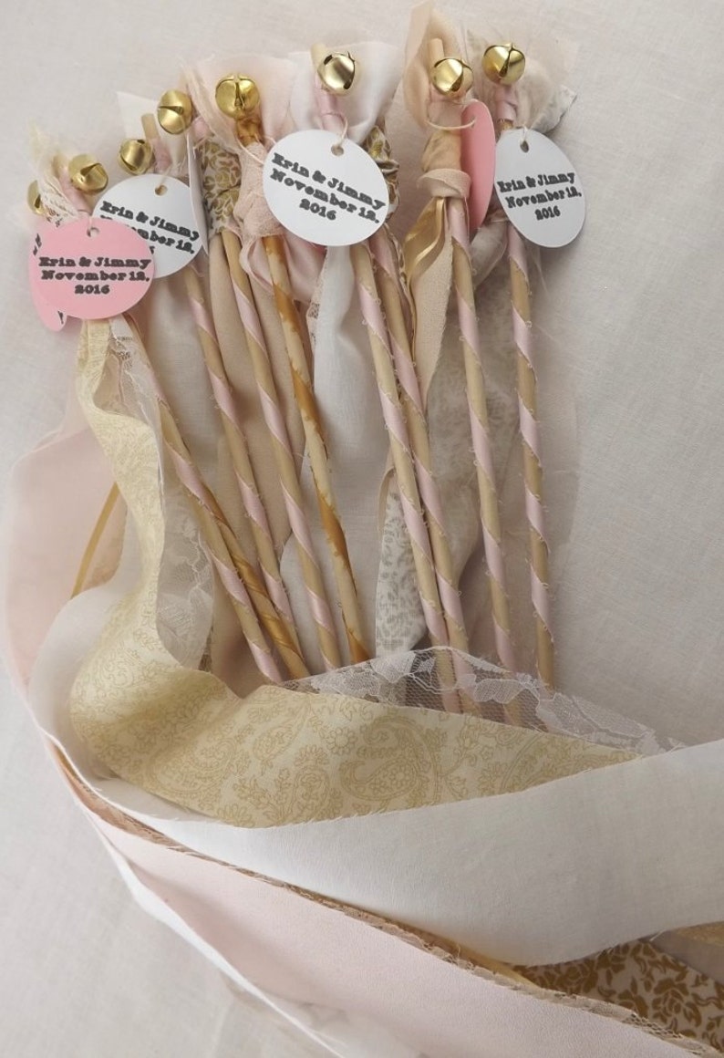 75 Wedding wands, party streamers with bell choice image 5