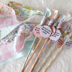 12 Spring fairy wands, birthday party favors, flower girl bouquet alternative image 5