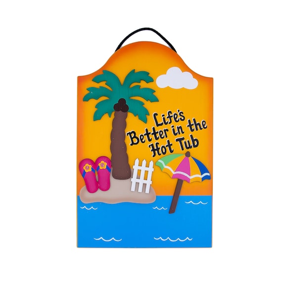 SKINNY DIP CHUNKY DUNK Surfboard POOL SIGN Deck Tiki Hot Tub Patio Wall Plaque