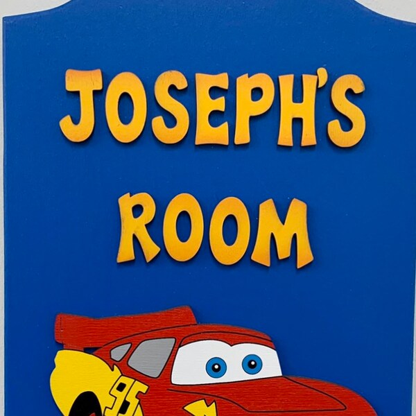 Wooden Lightning Mcqueen - Etsy