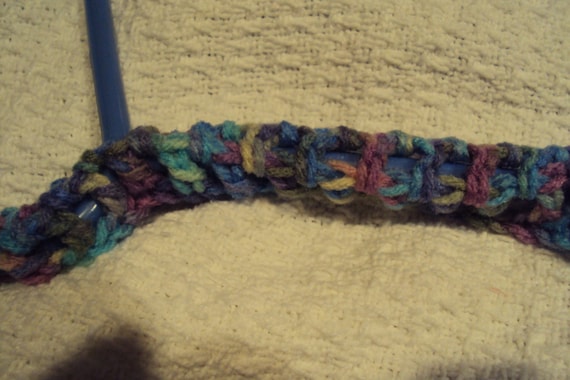 crochet plastic hanger covers patterns