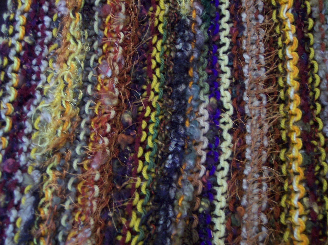 Soft Fall Textured Afghan / Throw Knit or Crochet Pattern - Free ...