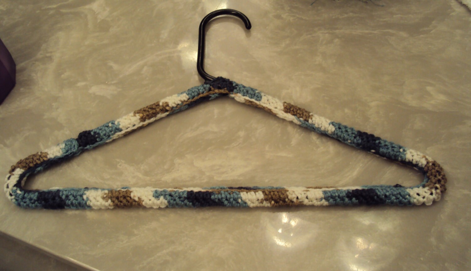 crochet plastic hanger covers patterns