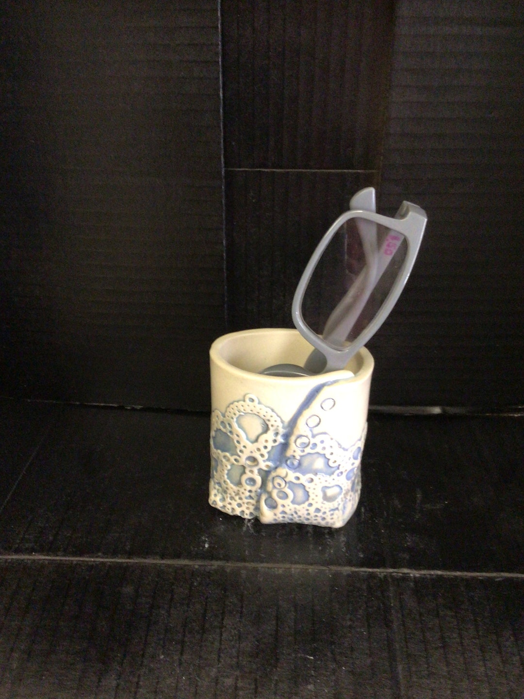 Small Jewelry Knick Knack Holder Wedgewood Blue Etsy