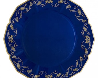 Platos llanos Iznik Floral Cobalto