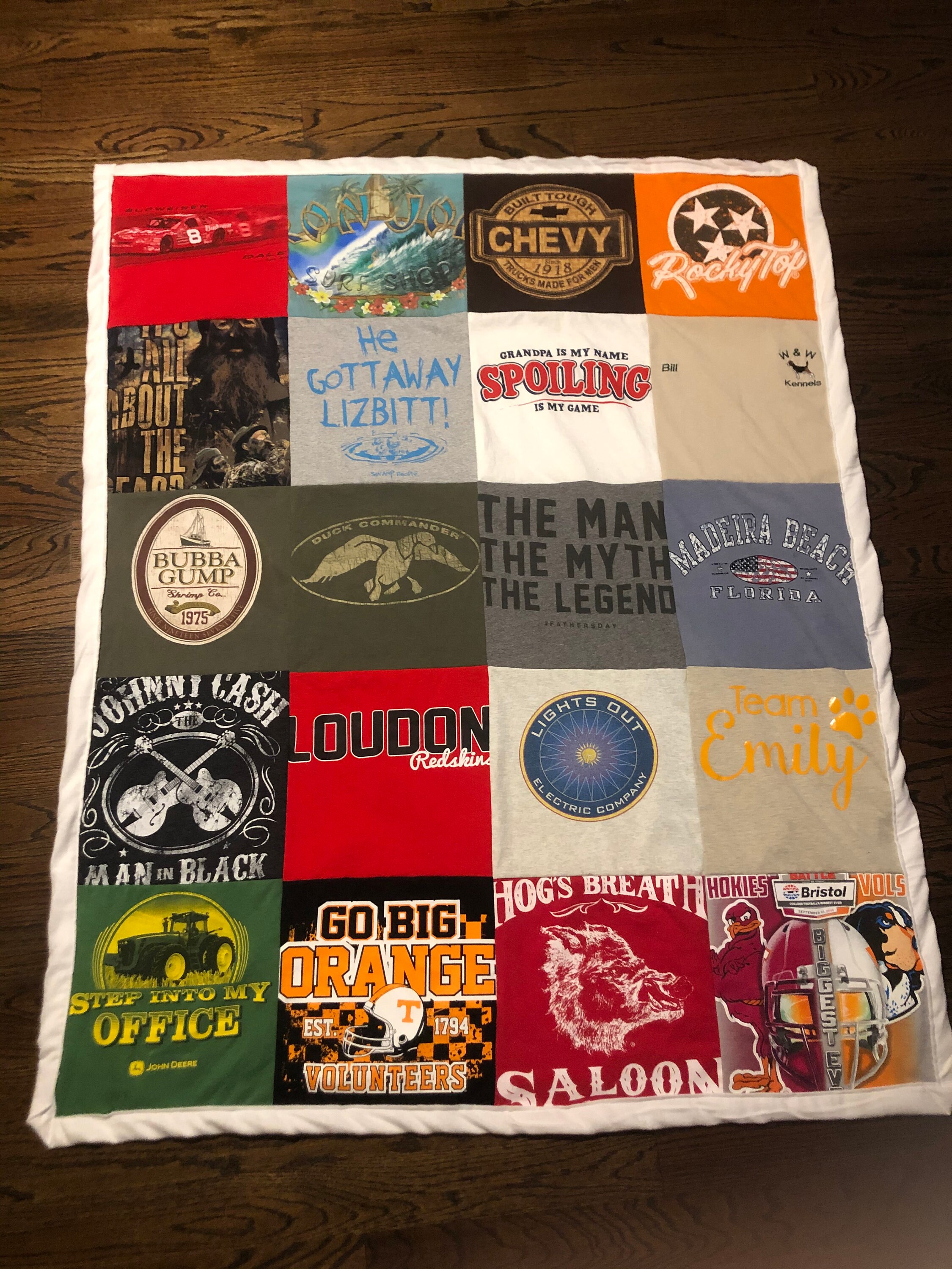 Tshirt blanket Etsy
