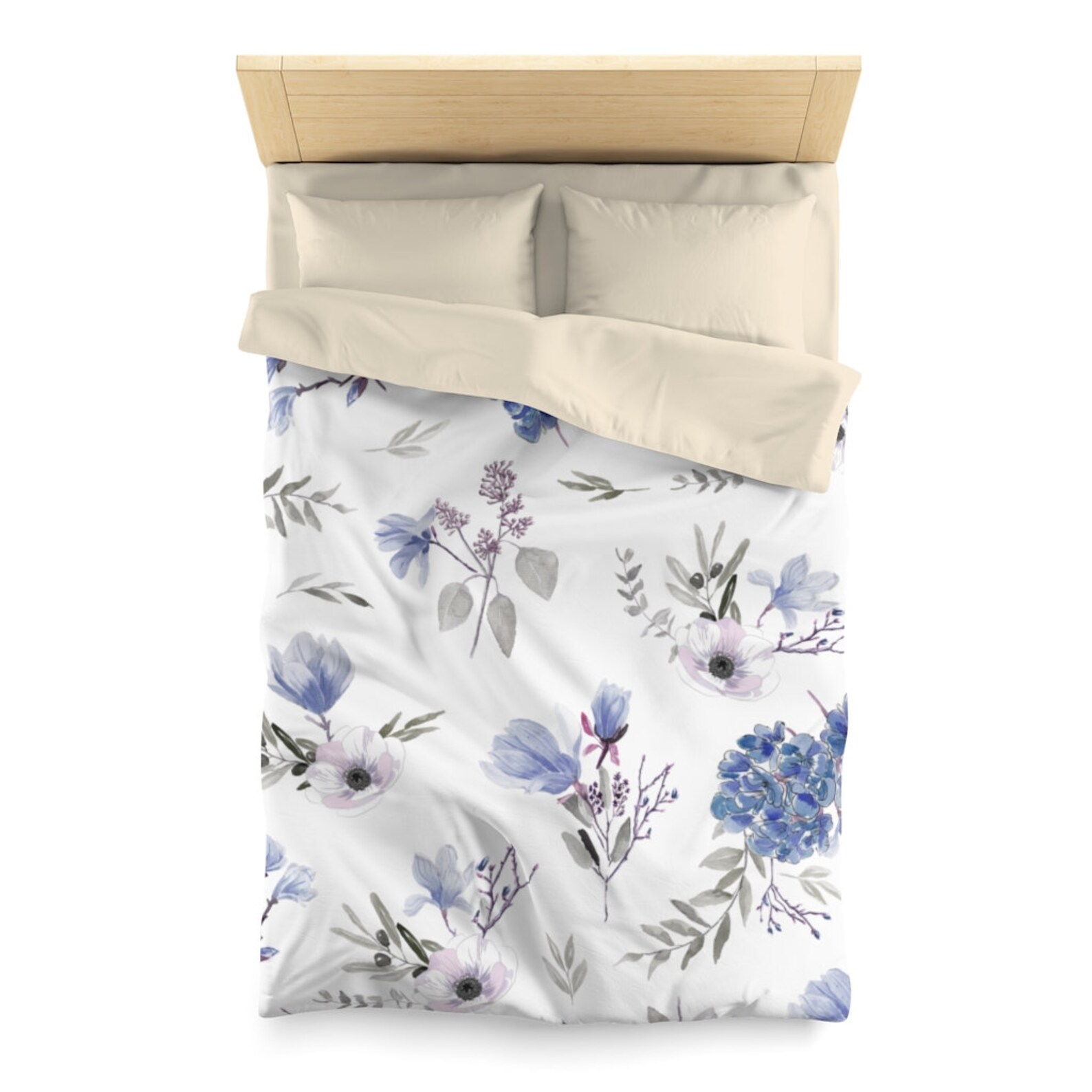 Duvet Cover Queen Botanical Bedding Flowers Pattern Floral Etsy Ireland