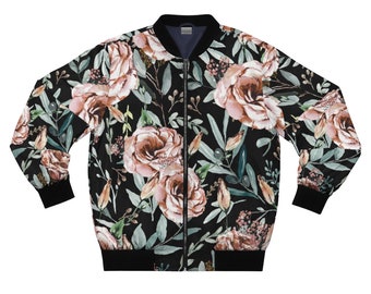 flower bomber jacket womens