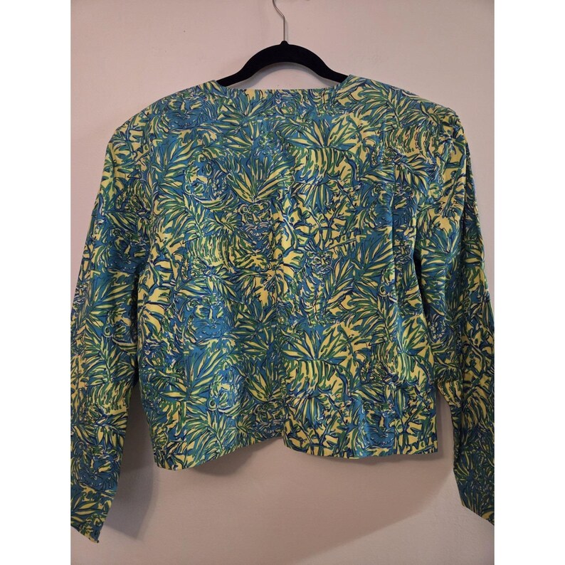 Vintage Lilly Pulitzer cropped jacket-size 14 image 5