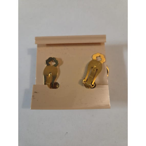 Vintage Kenneth J Lane clip on earrings - image 2