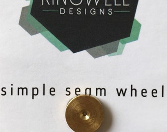 Simple Seam Wheel - Jen Kingwell Designs - 1/4 inch Brass wheel - JKD 5231 - sold by the each