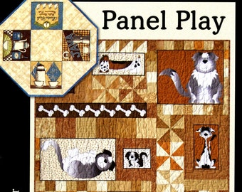 Panel Play by Barbara Becker - panel quilts - Cozy Quilt Designs 4020 - Softcover - Quilt pattern book