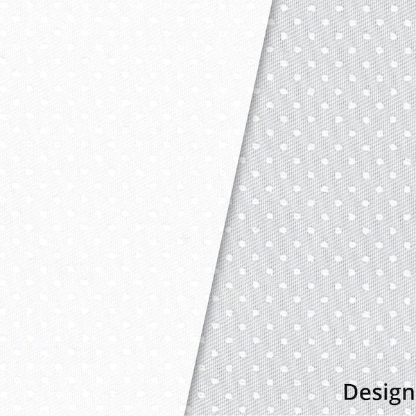 Gripper Fabric - Grippy Dots - Grip-tight Cloth Non Slip White Dots On 1 Side - EESCO - White - CRAFT WIDTH 19 inches - Priced by 18" length