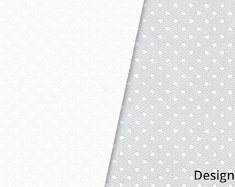 Gripper Fabric - Grippy Dots - Grip-tight Cloth Non Slip White Dots On 1 Side - EESCO - White - CRAFT WIDTH 19 inches - Priced by 18" length