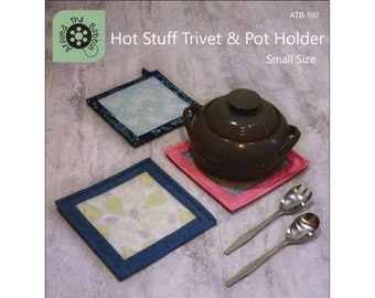 Silicone Trivet - Hot Stuff Small Trivet & Pot Holder - Around the Bobbin ATB-192 Small - Pattern Set or Refill - DIY Project