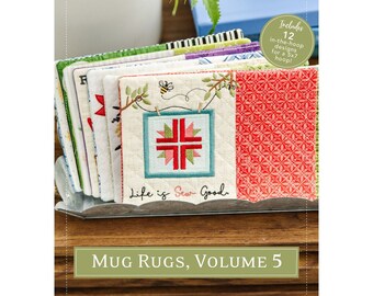 Mug Rugs Volume 5  KD5117 - CD - Machine Embroidery In The Hoop - Kimberbell