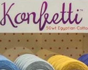 Wonderfil Konfetti Shaded Velvet 50wt  - Cotton Thread Collection - 8 spool 547yd (500m per spool)