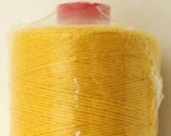 Aurifil 12wt Wool Thread - Wool Lana Acrylic/Wool Embroidery & Quilting Thread 12 wt - 50% wool - Yellow 8135