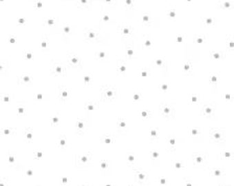 Solitaire White - MAS 8210 WW Lattice Grid - Maywood Studio -  WHITE on White Tone on Tone - Priced by the half yard