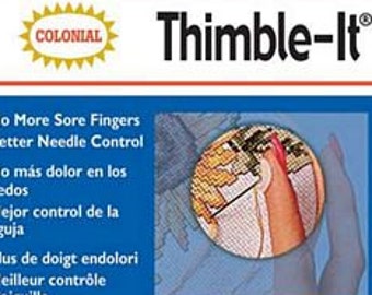 Thimble It self stick thimbles - Finger Thimble - Finger Pad - Colonial Needle Co - 64 Ovals per pack