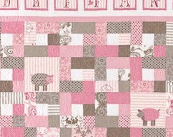 Lambkins Quilt Pattern Designed by Anne Sutton Featuring Windsor Lane Bunny Hill by Moda BHD 2046