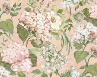 Hydrangea Packed 81403 Green - Springs Creative Designer Prints - Priced by the Half Yard