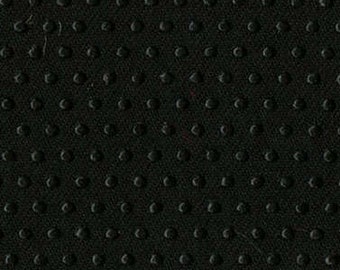 Gripper Fabric - Grippy Dots - Grip-tight Cloth Non Slip Dots On 1 Side - EESCO Black CL1GRD - 19- inch wide, Priced by 18 inch increments