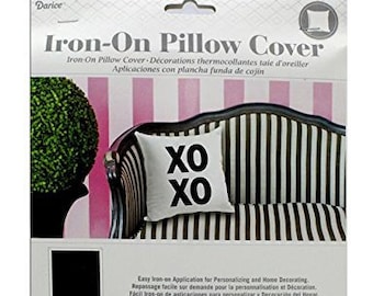 Pillow cover and iron on transfer - choose your pillow color and your iron on transfer design - pillow insert not included
