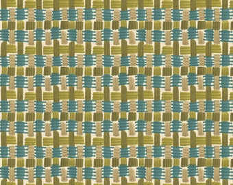 Blend Fabrics - Basket weave Fall Goodness by Cori Dantini - 112.119.04.1 Harvest Green - Priced by the 1/2 yard