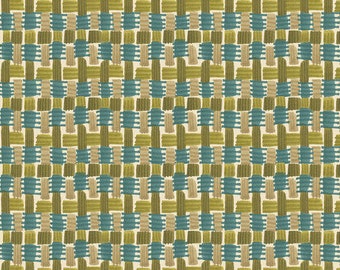 Blend Fabrics - Basket weave Fall Goodness by Cori Dantini - 112.119.04.1 Harvest Green - Priced by the 1/2 yard