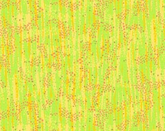 Windham Dewdrop Metallic Citrus Yellow Peach 2495M 26 - Whistler Studios - Priced by the half yard