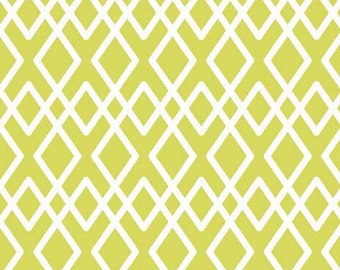 Lattice Fabric - C3774 Green Lula Magnolia by Quilted Fish for Riley Blake Designs - Priced by the 1/2 Yard
