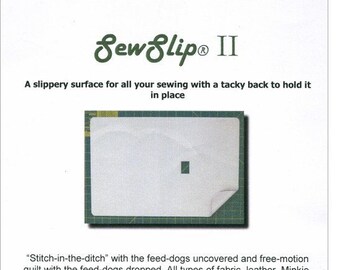 Sew Slip Free Motion Machine Quilting Silicon Pad  - 12"x18" - sold by the each