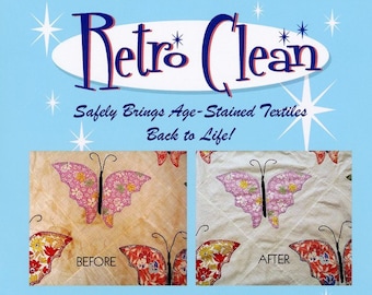 Retro Clean Soaking Agent - Vintage wash - delicate wash - 4.0 ounce (4-6 uses) - Unscented