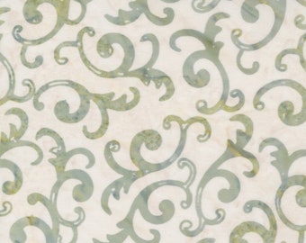 Felicity Batik Scrolls - Kate Spain for Moda - 27311 220 - Ice (Gray) - Priced by the half yard