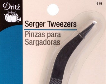 Dritz Serger Tweezers - Craft Tweezers - Needle Threader - 5 inch - #918