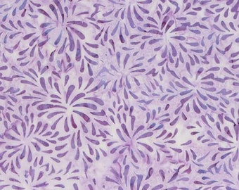 Expressions Batik Tjaps - BTHH 1046 Lavender Floral - Riley Blake Designs- Priced by the half yard