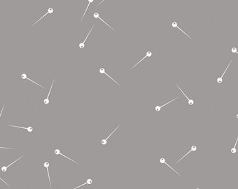 Riley Blake Pin Drop  C615R Gray by Christopher Thompson -  - Priced by the Half Yard