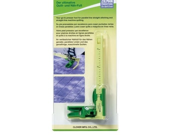 Clover Ultimate Quilt 'N Stitch Foot - Straight Line Guide - Low Shank Pressure Foot - Clover 9586 - Sold by the Each