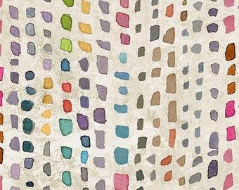 Coral Reef Collection - Broken Stripe - Y4383-12 Khaki -  Sue Zipkin for Clothworks Priced by the half yard