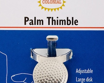 Palm Thimble - Colonial Needle Co - Metal Thimble - Sold by the Each