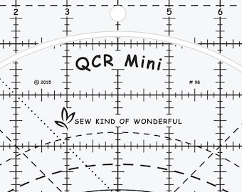 Mini Quick Curve Ruler Small - From Sew Kind of Wonderful By Jenny Pedigo - Acrylic