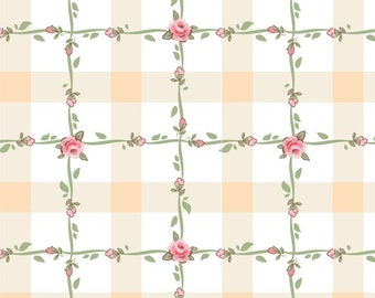 Poppie Cotton DP 20418 White Criss Cross from Dots & Posies - Priced by the Half Yard